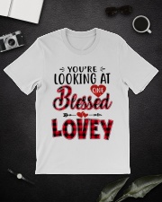 One Blessed Lovey - Red Classic T-Shirt lifestyle-mens-crewneck-front-16