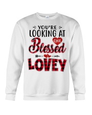 One Blessed Lovey - Red Crewneck Sweatshirt tile