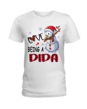 I Love Being A Dida - Xmas Ladies T-Shirt tile
