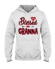 Blessed Granna - Red Hooded Sweatshirt tile