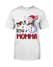 I Love Being A Momma - Xmas Classic T-Shirt front