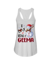 I Love Being A Geema - Xmas Ladies Flowy Tank tile