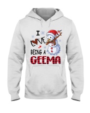 I Love Being A Geema - Xmas Hooded Sweatshirt tile