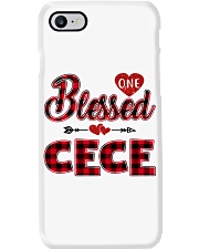 Blessed Cece - Red Phone Case tile