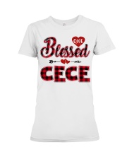 Blessed Cece - Red Premium Fit Ladies Tee tile