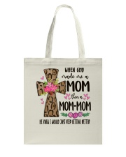 Mom Then A Mom-mom - Cross 2 Tote Bag tile
