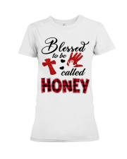 Blessed To Be Called Honey - Red Premium Fit Ladies Tee tile