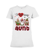 I Love Being Aunt - R Premium Fit Ladies Tee tile
