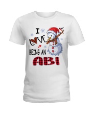 I Love Being An Abi - Xmas Ladies T-Shirt tile