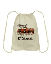 Blessed To Be Called Cici - Autumn Drawstring Bag tile