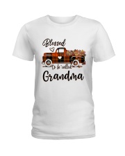 Blessed To be Called Grandma - Autumn Ladies T-Shirt tile