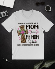 Mom Then A Me Mom - Cross Classic T-Shirt lifestyle-mens-crewneck-front-16