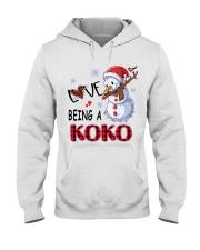 I Love Being A Koko - Xmas Hooded Sweatshirt tile