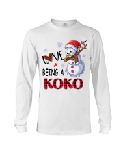 I Love Being A Koko - Xmas Long Sleeve Tee tile