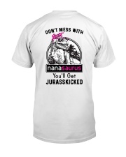 Don't Mess With Nana Saurus Classic T-Shirt back