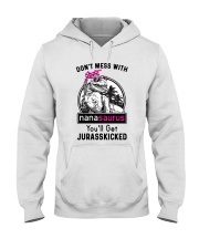 Don't Mess With Nana Saurus Hooded Sweatshirt tile