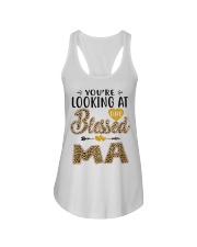 One Blessed Ma - Leo Ladies Flowy Tank tile