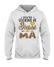 One Blessed Ma - Leo Hooded Sweatshirt tile