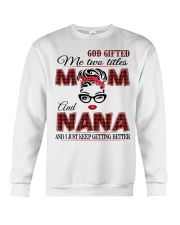 Mom And Nana - Red 2022 .Png Crewneck Sweatshirt tile