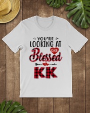 One Blessed Kk - Red Classic T-Shirt lifestyle-mens-crewneck-front-18