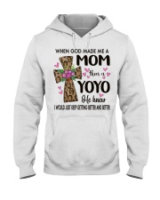 Mom Then A Yoyo - Cross Hooded Sweatshirt tile