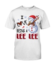 I Love Being A Lee Lee - Xmas Classic T-Shirt front