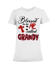 Blessed To Be Called Grandy - Red Premium Fit Ladies Tee tile