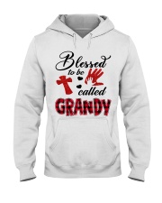 Blessed To Be Called Grandy - Red Hooded Sweatshirt tile