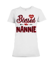 Blessed Nannie - Red Premium Fit Ladies Tee tile