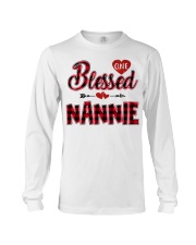Blessed Nannie - Red Long Sleeve Tee tile
