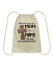 Mom Then A Mame - Cross Drawstring Bag tile