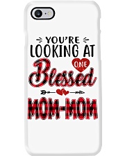 One Blessed Mom-Mom - Red Phone Case tile