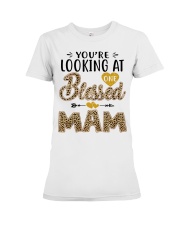 One Blessed Mam - Leo Premium Fit Ladies Tee tile
