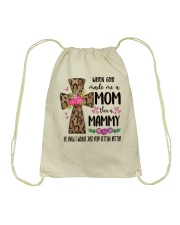 Mom Then A Mammy - Cross 2 Drawstring Bag tile