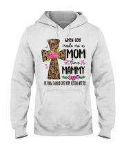 Mom Then A Mammy - Cross 2 Hooded Sweatshirt tile