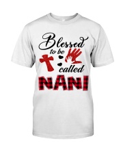 Blessed To Be Called Nani - Red Classic T-Shirt front