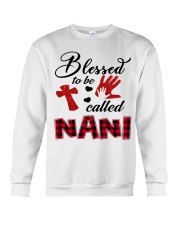 Blessed To Be Called Nani - Red Crewneck Sweatshirt tile