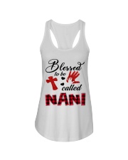 Blessed To Be Called Nani - Red Ladies Flowy Tank tile
