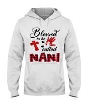 Blessed To Be Called Nani - Red Hooded Sweatshirt tile