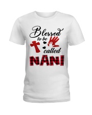 Blessed To Be Called Nani - Red Ladies T-Shirt tile