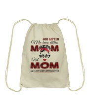 Mom And Mom - Red 2022 .Png Drawstring Bag tile