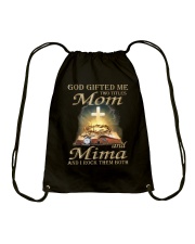 Mom And Mima - Book Drawstring Bag tile