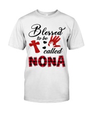Blessed To Be Called Nona - Red Classic T-Shirt front