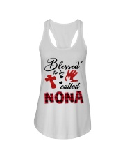 Blessed To Be Called Nona - Red Ladies Flowy Tank tile