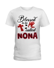 Blessed To Be Called Nona - Red Ladies T-Shirt tile