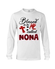 Blessed To Be Called Nona - Red Long Sleeve Tee tile