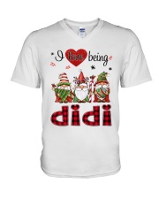 I Love Being Didi - R V-Neck T-Shirt tile