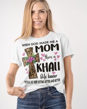 Mom Then A Khali - Cross Classic T-Shirt apparel-classic-tshirt-lifestyle-front-100
