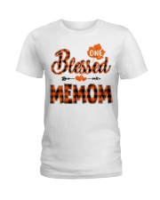 Blessed Memom - Autumn Ladies T-Shirt tile