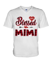 Blessed Mimi - Red V-Neck T-Shirt tile